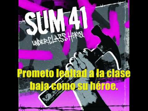 Sum 41 Underclass Hero(Subtitulada Español)