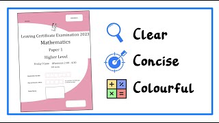 Detailed Solutions for Maths Paper 1 (2023 Higher Level Leaving Cert)