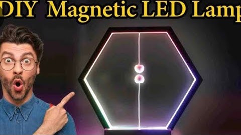 This Light Turns On Without Touching | Magnetic LED Hexagon DIY