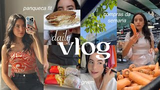 DAILY VLOG | compras de mercado, panqueca saudável & nosso fim de semana em família