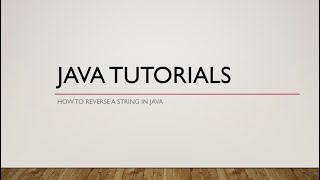 How to Reverse a String in Java - Easy Tutorial!