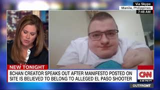 CNN - Fredrick Brennan responds to El Paso shooting