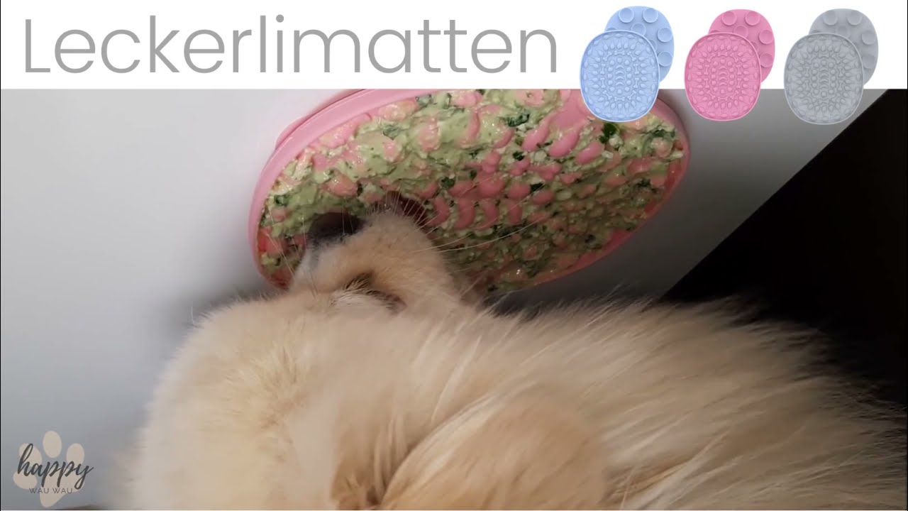 Leckerlimatten / Schleckmatten für Hunde von happy WAU WAU YouTube