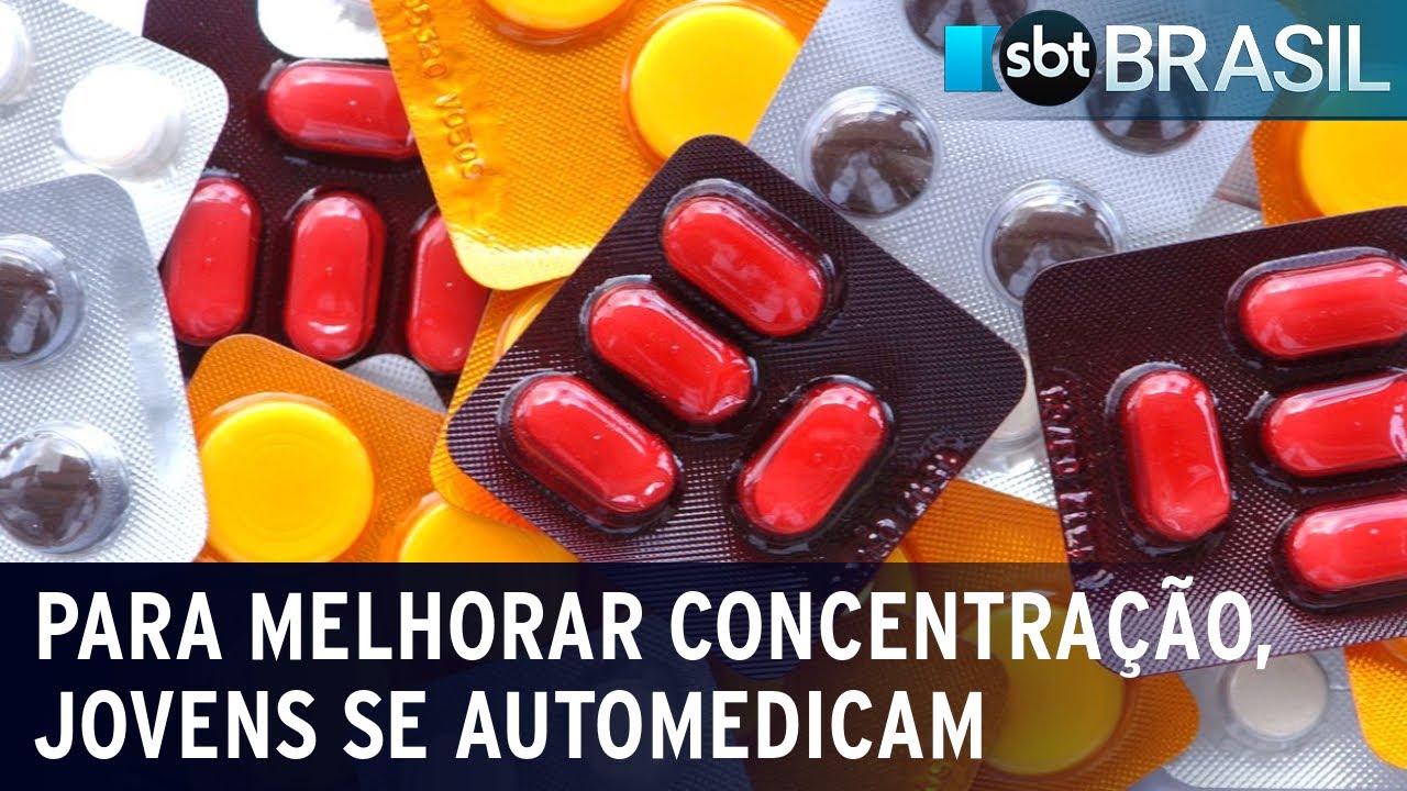 Para melhorar concentração, jovens se automedicam | SBT Brasil (16/09/23)