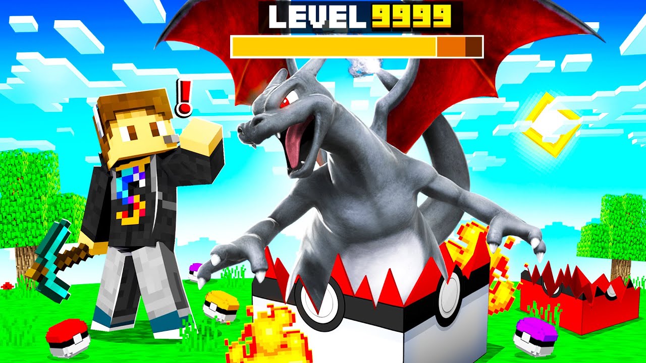 PIXELMON LUCKY BLOCKS But POKEMON Are LEVEL 1000! 