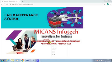 ASP .NET SOURCE CODE FOR LAB MAINTENANCE SYSTEM