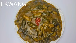 HOW TO COOK THE BEST EKWANG WITH ONLY TRADITIONAL SPICES STEP BY STEP.#ekwang#cameroondish#cocoyam