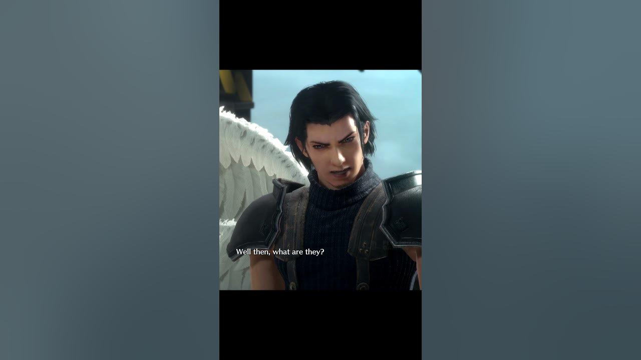 Angeal reveals his wings to Zack | Crisis Core FFVII Reunion