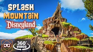 [5k 360] Disney Splash Mountain Log Ride - Disneyland Full 360 POV