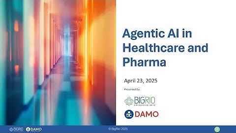 Video Clip: Agentic AI in Healthcare and Pharma Webinar