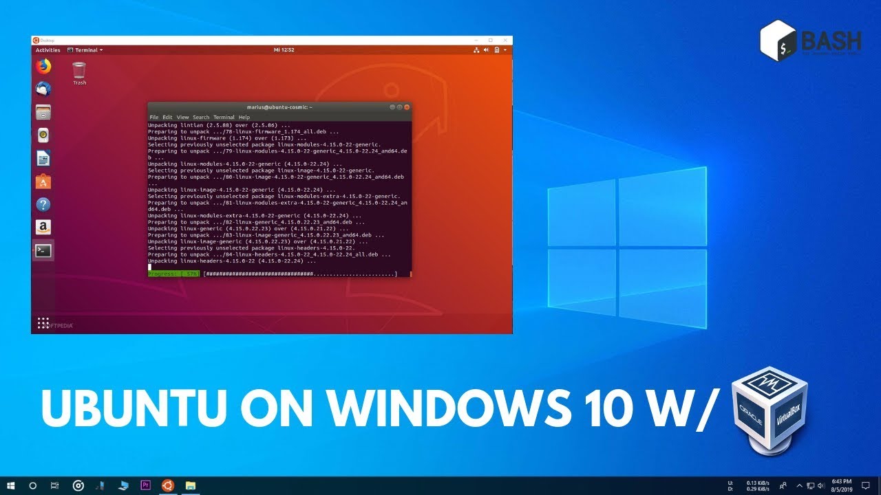How To Download And Install Ubuntu 1804 Lts On Virtualbox In Windows
