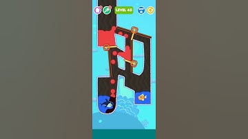 Save The Fish Game Level 45 (Android, iOS) #savethefish #fishgame #shorts #androidgameplay