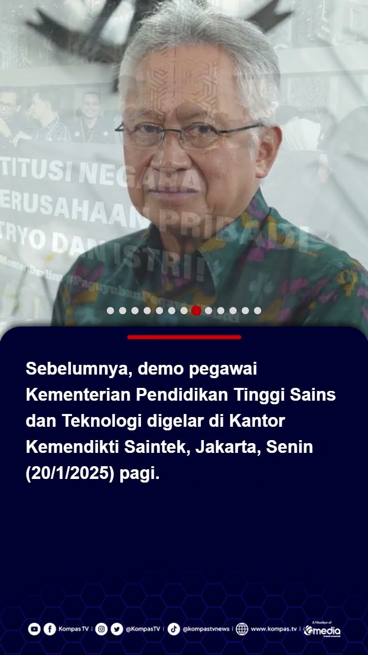 Mendikti Saintek Buka Suara usai Didemo Pegawai: Ada Pihak yang Tidak Berkenan Dimutasi #demo