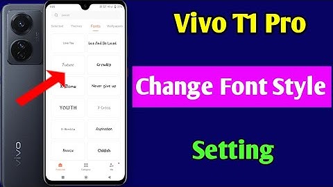 vivo t1 pro change font style setting | vivo t1 pro me font style change kaise kare | vivo t1 pro 5g