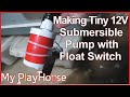 Combining float switch with tiny 12v submersible pump  1359