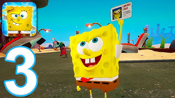 SpongeBob SquarePants: BFBB Mobile - Gameplay Walkthrough Part 3 - Downtown (iOS, Android)