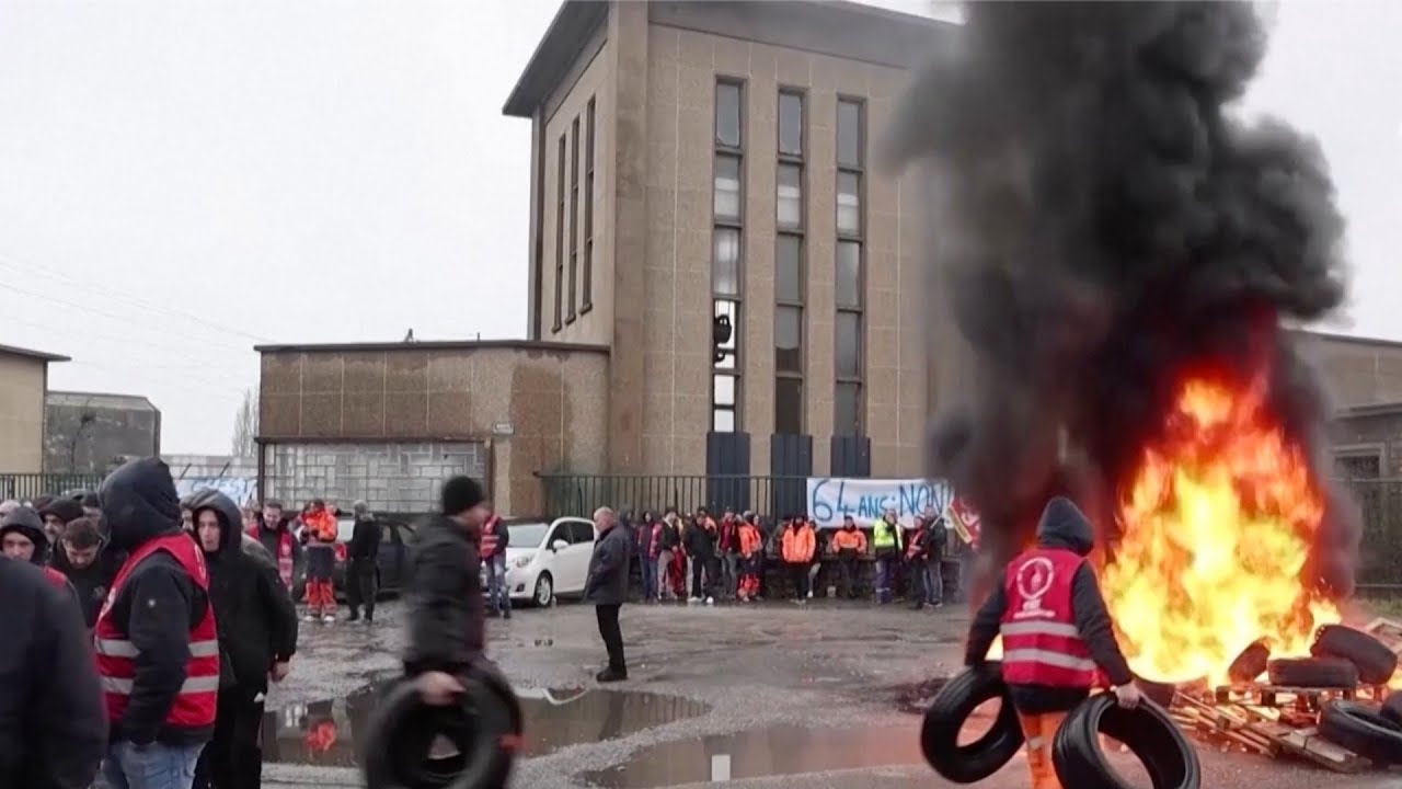 ⁣Réformes des Retraites : le secteur de l’énergie en grève