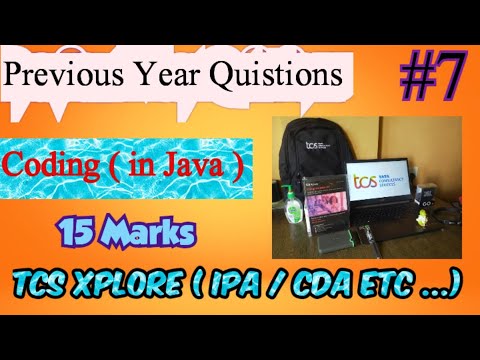 TCS Xplore 2023 - Hands on practice problem IPA (previous year) Problem 7 #tcs #tcsdigital #tcsion