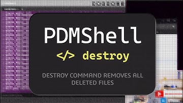 Destroy Deleted Files with PDMShell - SOLIDWORKS PDM