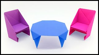 картинка: Оригами стол из бумаги  👍Origami paper table
