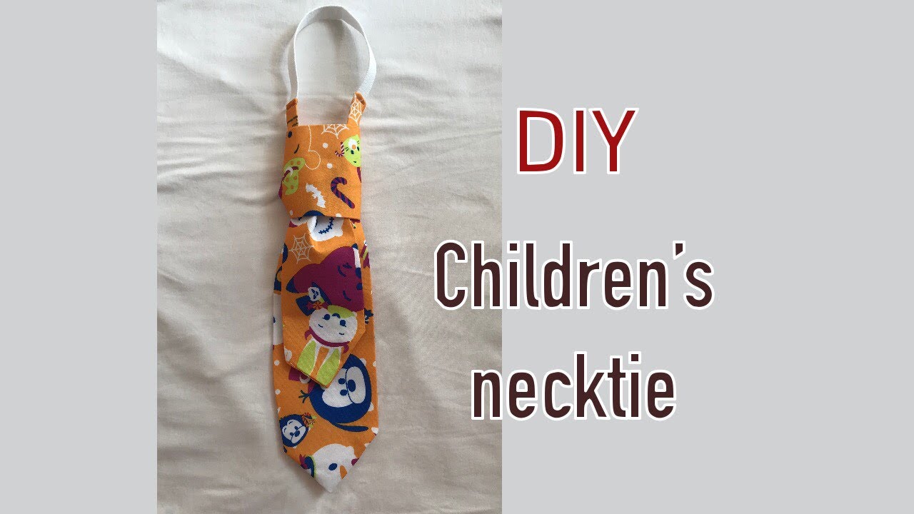 100均 Diy 子供用 ネクタイ 作り方 手ぬぐい 1枚で Sewing Making Children S Necktie Tutorial Youtube