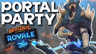 PORTAL PARTY!! | LUCKIEST ESCAPE?! | Battlerite Royale Gameplay