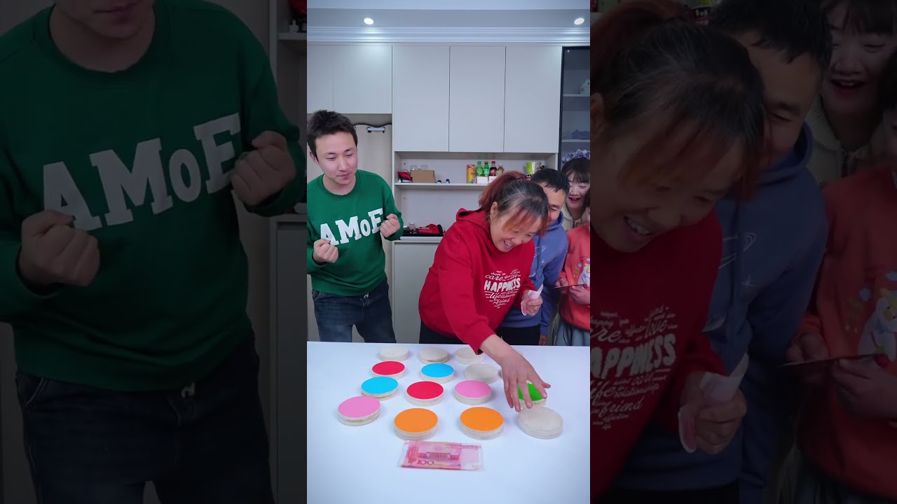 Challenge of flipping colorful signs