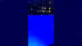 Gece Havuz Manzarası. Boyalık Beach Hotel.