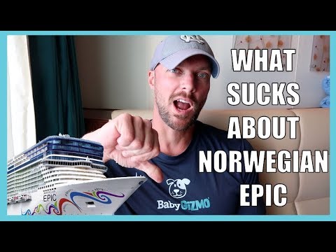Video: Norwegian Epic Sab nrauv thiab Sab Nraud Decks Ncig Saib