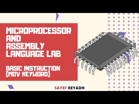 Assembly Language Tutorial Bangla EMU8086 - 3 - Basic Instruction (MOV Keyword) - বাংলা
