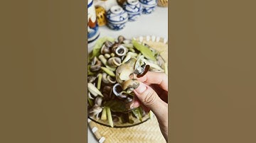 Ốc Núi Hấp Sả Lá Chanh #food #cooking