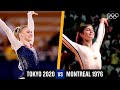 Tokyo 2020  montreal 1976  gymnastics now  then