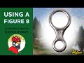 Using a figure 8 for descending the tree - WesSpur's Niceguydave demonstrates a classic tool