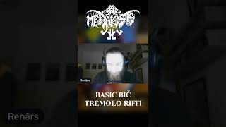 Basic Bič Tremelo Riffi #metalkastslv #podkāsts #latvianmetal #shorts