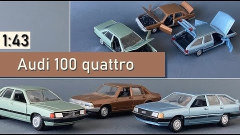 Audi 100 quattro scale models