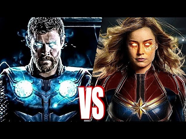 THOR VS CAPTAIN MARVEL 