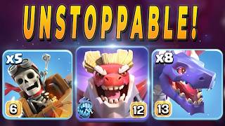 Dragon Duke Charge Hydra is Unstoppable in Legend1 | Dragon + Dragon Rider Strategy | Clash of Clans screenshot 4