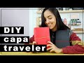 Como fazer capa traveler (midori) para planner e cadernos