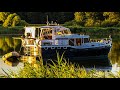 Lüttenort mit Riek am Achterwasser auf Usedom, Titelfoto unsere MY AHOI V Ankertrawler vor Anker ⚓️