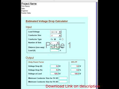 Electrical Engineering Formula Sheet