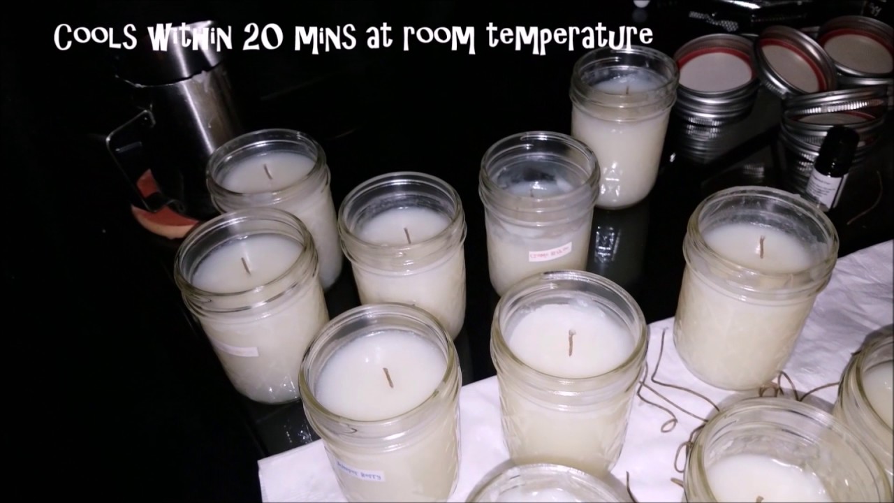 HOMEMADE NATURAL SCENTED CANDLES YouTube