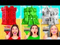 ஒரு வண்ண வீட்டு சவால் | ரூபி vs மரகதம் vs வைரம்