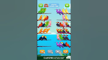 Bird Sort Puzzle l Classic Level 286 l Bird Sort Color Puzzle l Bird Sort Puzzle Challenge #gameplay