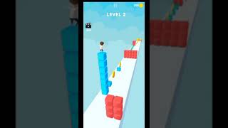 cube stacker 3D game for kid #gameplay ios android #short screenshot 1