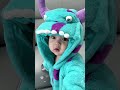 Cute Baby With His Favourite Dinosaur Uniform!
