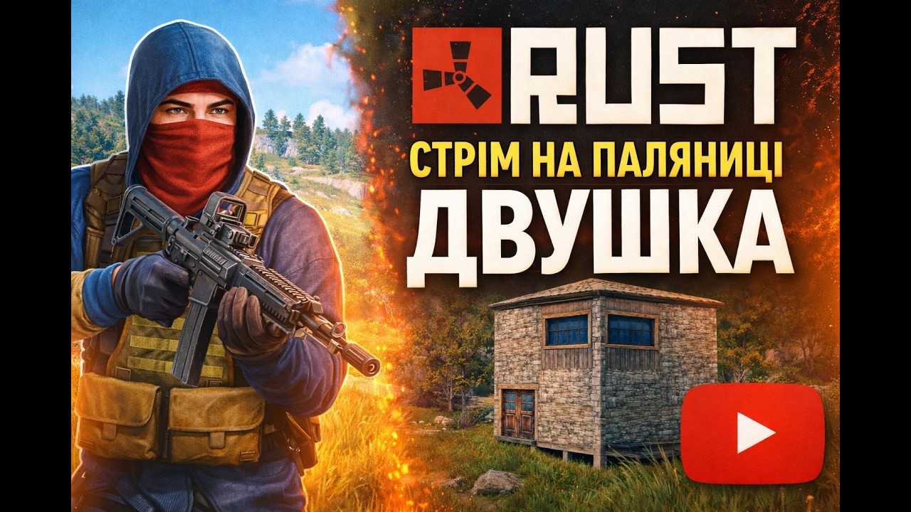RUST stream Вайп день 2 - YouTube