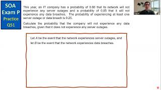 SOA Exam P Practice Q51