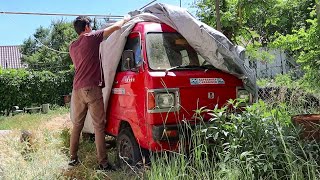 Купили редкий кей-кар из 80-х. Большой обзор Honda Acty Van Street, 1985.  Красный пиксель - начало.