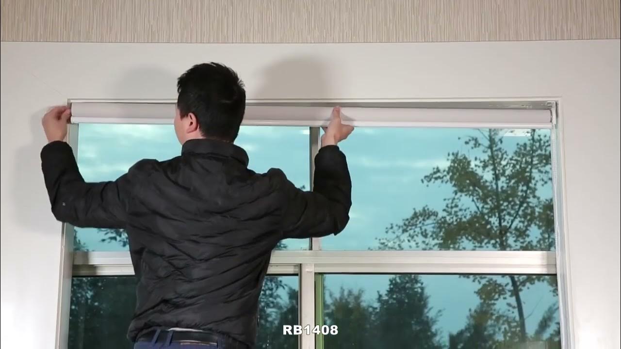 How to install roller shades YouTube