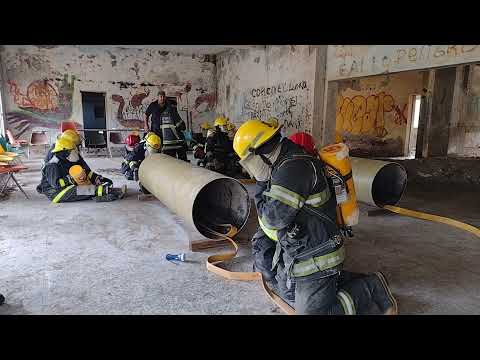 Capacitación Bomberos en situación de estrés con equipos autónomos